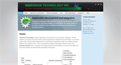 Desktop Screenshot of immersionit.com